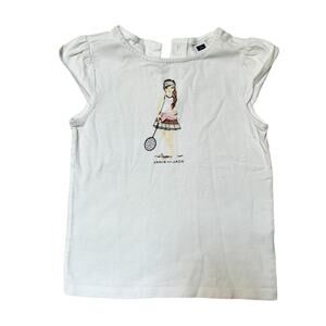 Janie And Jack Badminton Girl Tee Size 6